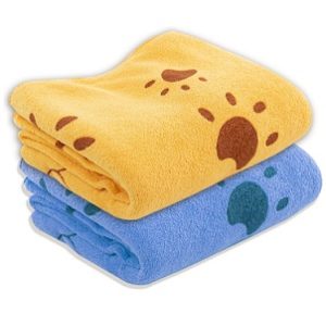toallas para secar a pomerania