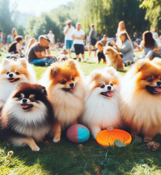 pomerania socializando